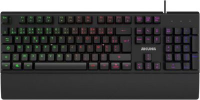 Clavier gamer AKUMA Shonen K02 rgb repose-poignet