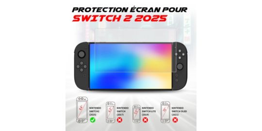 Protection écran AKUMA VERRE TREMPE H9 SWITCH2