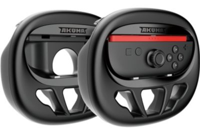 Accessoire manette AKUMA 2 VOLANTS RACING SWITCH2 NOIR