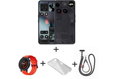Smartphone NOTHING Pack Phone 3 Noir 256Go+Watch 3Pro Orange