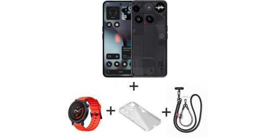 Smartphone NOTHING Pack Phone 3 Noir 256Go+Watch 3Pro Orange