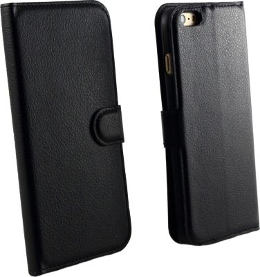 Etui PHONILLICO iPhone 6 - Rabat Portefeuille Noir Etui PHONILLICO iPhone 6 - Rabat Portefeuille Noir
