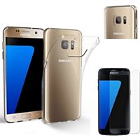 Pack PHONILLICO Samsung Galaxy S7 - Coque + Verre trempé