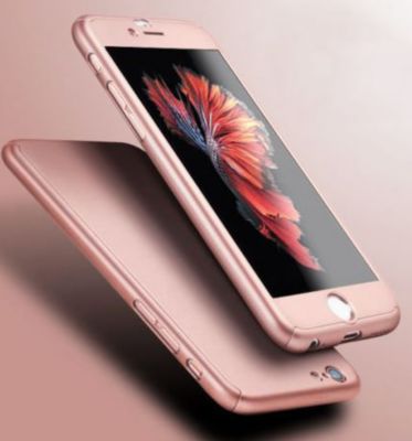 Coque intégrale PHONILLICO iPhone 6/6S - Intégrale + verre trempé Coque intégrale PHONILLICO iPhone 6/6S - Intégrale + verre trempé