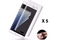 Protège écran PHONILLICO Samsung Galaxy S6 Edge Plus - Film x5