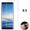 Protège écran PHONILLICO Samsung Galaxy Note 8 -Film Plastique x5