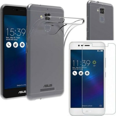 Pack PHONILLICO Asus Zenfone 3 - Coque + Verre trempé
