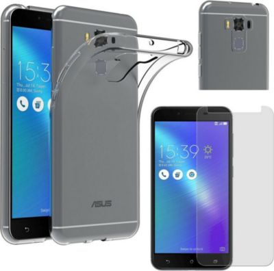Pack PHONILLICO Asus Zenfone 3 Max Plus - Coque + Verre Pack PHONILLICO Asus Zenfone 3 Max Plus - Coque + Verre
