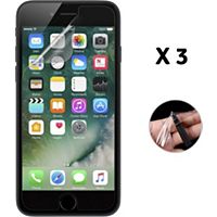 Protège écran PHONILLICO iPhone 8 - Film Plastique x3