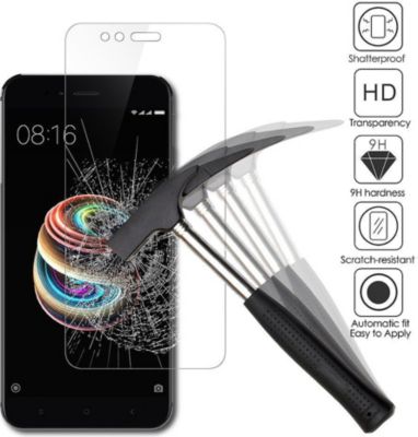 Protège écran PHONILLICO Xiaomi Mi A1 - Verre trempé Protège écran PHONILLICO Xiaomi Mi A1 - Verre trempé