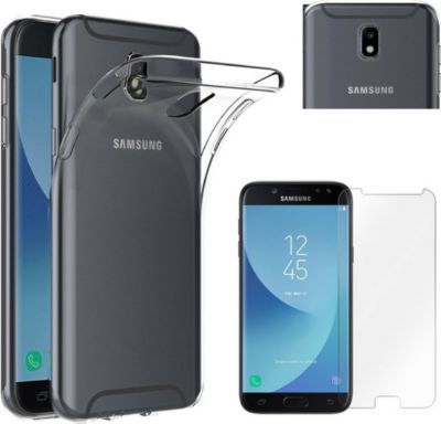 Pack PHONILLICO Samsung Galaxy J7 2017 - Coque + Verre