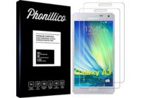 Protège écran PHONILLICO Samsung Galaxy A3 2015 - Verre trempé x2