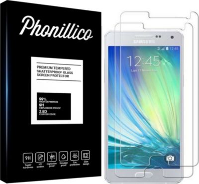 Protège écran PHONILLICO Samsung Galaxy A5 2015 - Verre trempé x2 Protège écran PHONILLICO Samsung Galaxy A5 2015 - Verre trempé x2