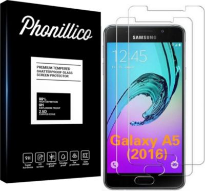 Protège écran PHONILLICO Samsung Galaxy A5 2016 - Verre trempé x2