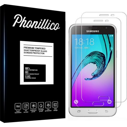 Prot ge cran PHONILLICO Samsung Galaxy J3 2016 Verre tremp x2