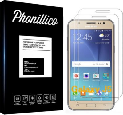 Protège écran PHONILLICO Samsung Galaxy J5 2015 - Verre trempé x2 Protège écran PHONILLICO Samsung Galaxy J5 2015 - Verre trempé x2