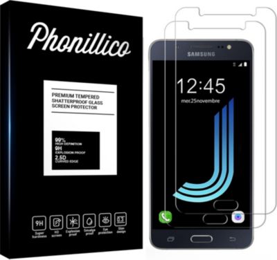 Protège écran PHONILLICO Samsung Galaxy J5 2016 - Verre trempé x2