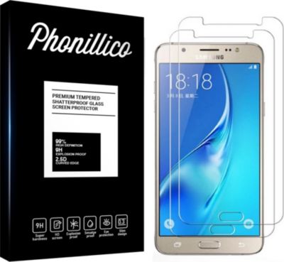 Protège écran PHONILLICO Samsung Galaxy J7 2016 - Verre trempé x2