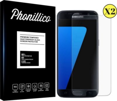 Protège écran PHONILLICO Samsung Galaxy S7 - Verre trempé x2 Protège écran PHONILLICO Samsung Galaxy S7 - Verre trempé x2