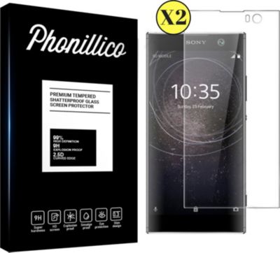 Protège écran PHONILLICO Sony Xperia XA2 - Verre trempé x2