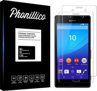 Protège écran PHONILLICO Sony Xperia M4 Aqua - Verre trempé x2