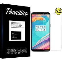 Protège écran PHONILLICO OnePlus 5T - Verre trempé x2