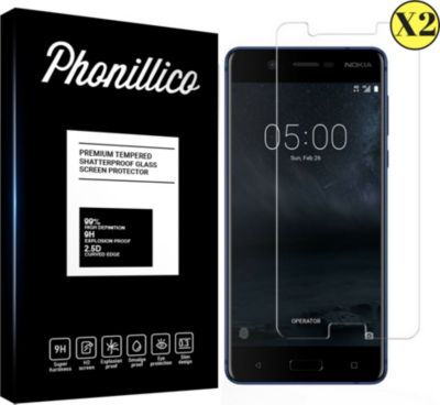 Protège écran PHONILLICO Nokia 5 - Verre trempé x2