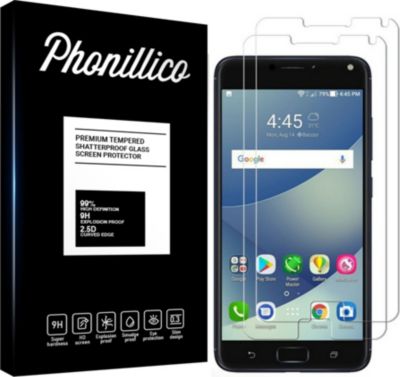 Protège écran PHONILLICO Asus Zenfone 4 Max Plus ZC554KL-Verre x2