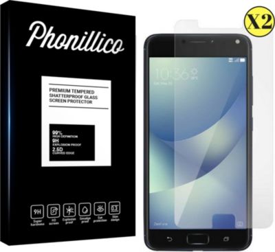Protège écran PHONILLICO Asus Zenfone 4 Max ZC520KL - Verre x2