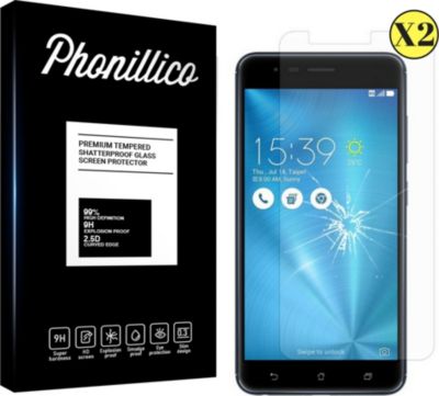 Protège écran PHONILLICO Asus Zenfone 3 ZOOM S ZE553KL - Verre x2