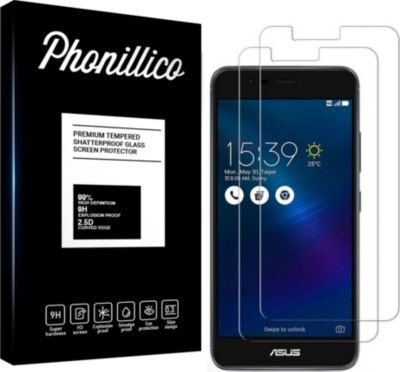 Protège écran PHONILLICO Asus Zenfone 3 Max - Verre trempé x2