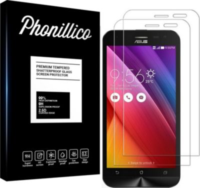Protège écran PHONILLICO Asus Zenfone 2 Laser 5.0-Verre trempé x2