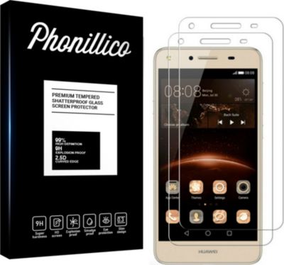 Protège écran PHONILLICO Huawei Y5 II - Verre trempé x2 Protège écran PHONILLICO Huawei Y5 II - Verre trempé x2