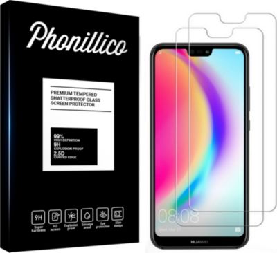 Protège écran PHONILLICO Huawei P20 Lite - Verre trempé x2 Protège écran PHONILLICO Huawei P20 Lite - Verre trempé x2