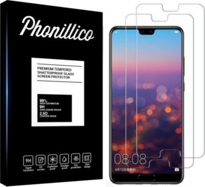 Protège écran PHONILLICO Huawei P20 - Verre trempé x2 Protège écran PHONILLICO Huawei P20 - Verre trempé x2