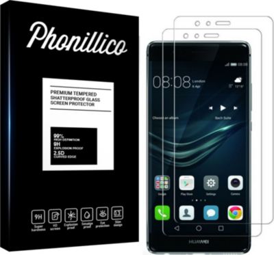 Protège écran PHONILLICO Huawei P9 Lite - Verre trempé x2 Protège écran PHONILLICO Huawei P9 Lite - Verre trempé x2