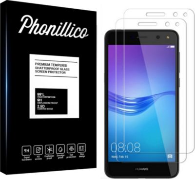 Protège écran PHONILLICO Huawei Y5 2017 - Verre trempé x2