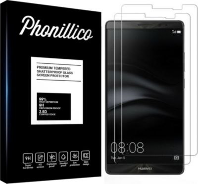Protège écran PHONILLICO Huawei Mate 8 - Verre trempé x2 Protège écran PHONILLICO Huawei Mate 8 - Verre trempé x2