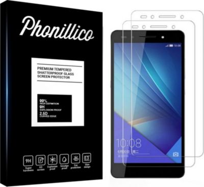 Protège écran PHONILLICO Honor 7 - Verre trempé x2