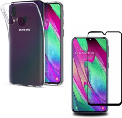 Pack PHONILLICO Samsung Galaxy A40 - Coque + Verre