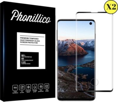 Protège écran PHONILLICO Samsung Galaxy S10 - Verre trempé x2 Protège écran PHONILLICO Samsung Galaxy S10 - Verre trempé x2