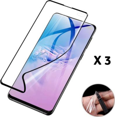 Protège écran PHONILLICO Samsung Galaxy S10 Plus - Film x3