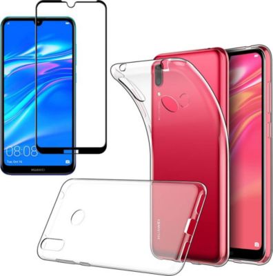 Pack PHONILLICO Huawei Y7 2019 - Coque + Verre trempé