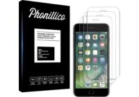 Protège écran PHONILLICO iPhone 7 Plus - Verre trempé x3
