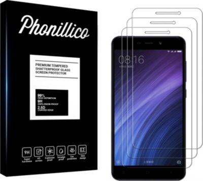 Protège écran PHONILLICO Xiaomi Redmi 4A - Verre trempé x3 Protège écran PHONILLICO Xiaomi Redmi 4A - Verre trempé x3