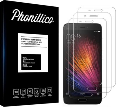 Protège écran PHONILLICO Xiaomi MI 5 - Verre trempé x3 Protège écran PHONILLICO Xiaomi MI 5 - Verre trempé x3