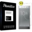 Protège écran PHONILLICO Sony Xperia XZ Premium - Verre trempé x3
