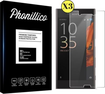 Protège écran PHONILLICO Sony Xperia XZ - Verre trempé x3
