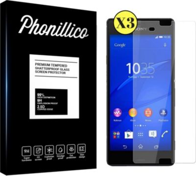 Protège écran PHONILLICO Sony Xperia M4 Aqua - Verre trempé x3 Protège écran PHONILLICO Sony Xperia M4 Aqua - Verre trempé x3