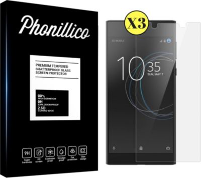 Protège écran PHONILLICO Sony Xperia L1 - Verre trempé x3